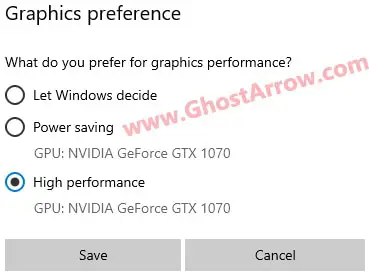 High performance GPU