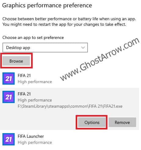 fifa 21 win10 graphics