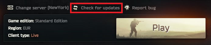 EFT Check for updates