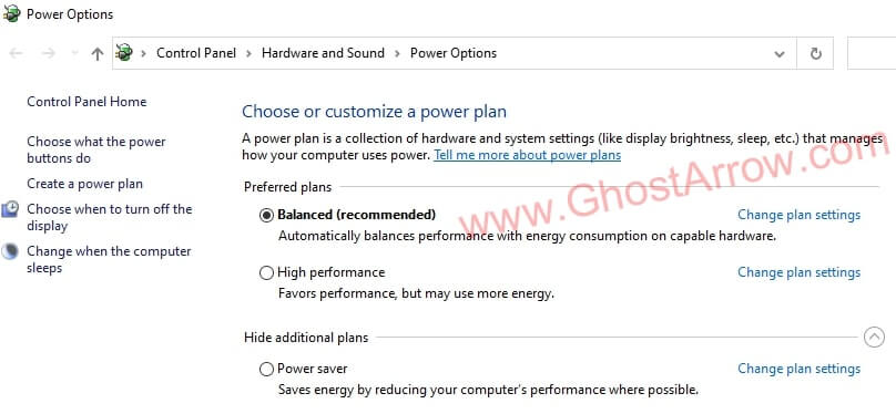 Balanced Power Options