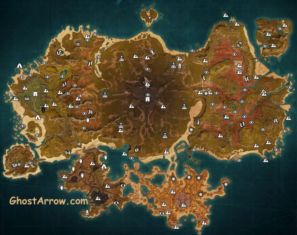 Conan Exiles Isle of Siptah Full Map