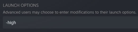 Steam Launch Options