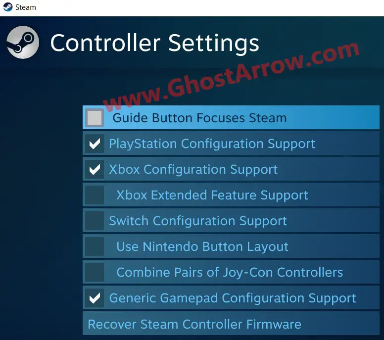 Steam PlayStation, Xbox Controller, Generic Gamepad Support