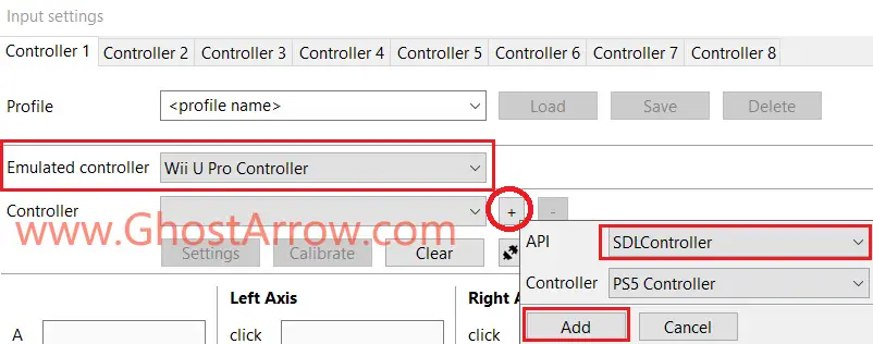 Cemu Controller Settings - SDLController