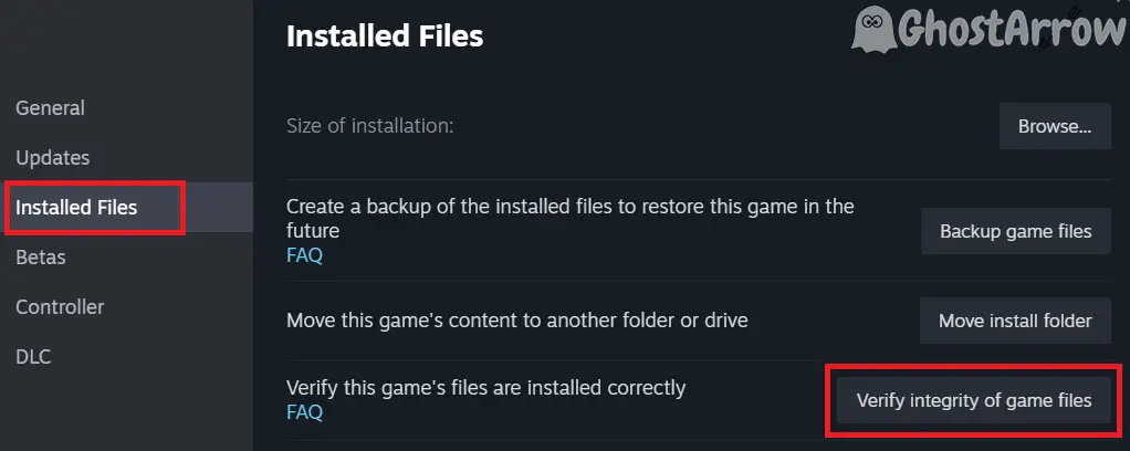 Steam Verify Integrity of Game Files