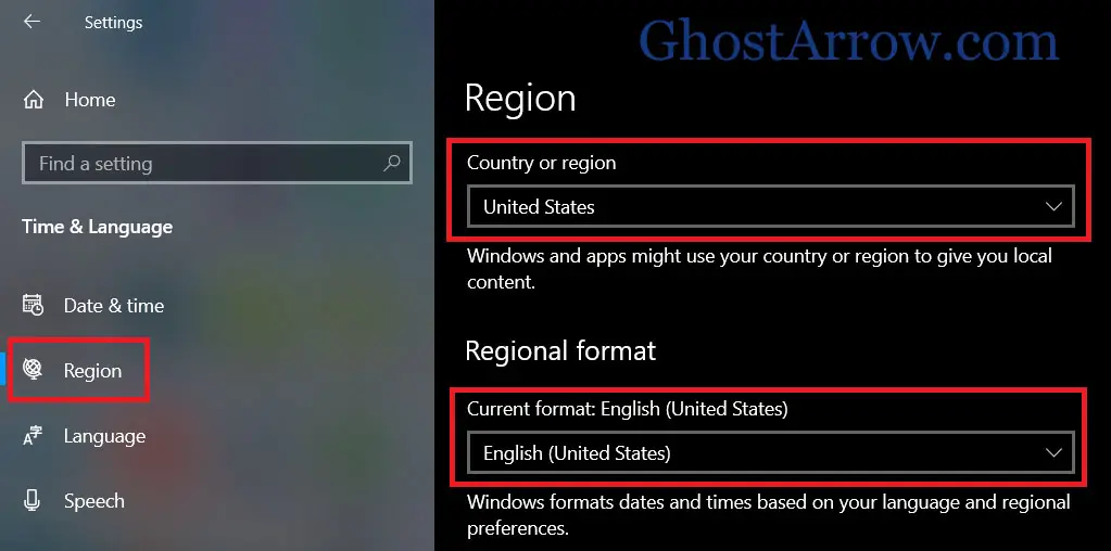 Windows Region - Cannot Change Age of Empires 4 Language